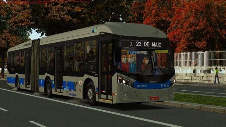 Caio Millennium BRT II MB O500UA UDA By GRT3D Zane OMSI Via Mep