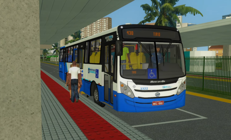 Viagem na 430 sentido TIRIO | Mapa Floripa 2024 – Gran Via 2011 OF-1722M | OMSI 2