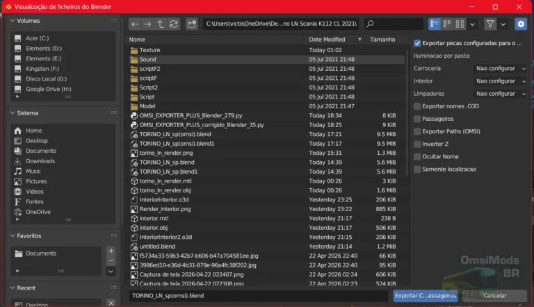 OMSI EXPORTER PLUS V 1.0